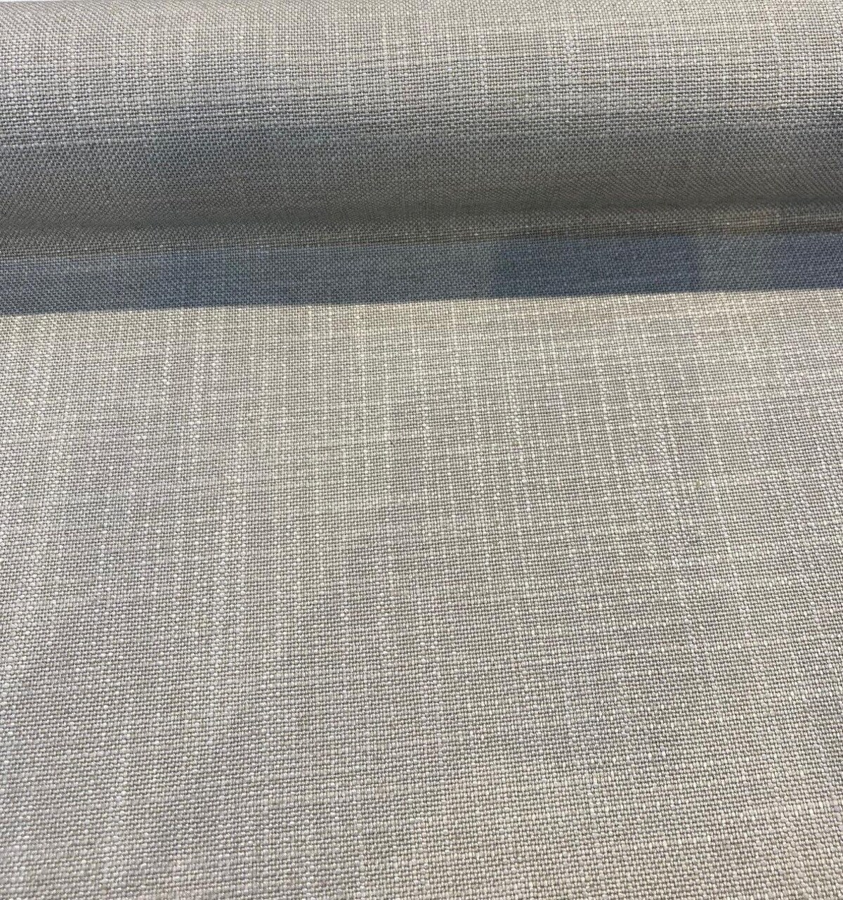 1 Yard Italian Tailored Darwin Linen Shadow Gray Upholstery Drapery Fabric